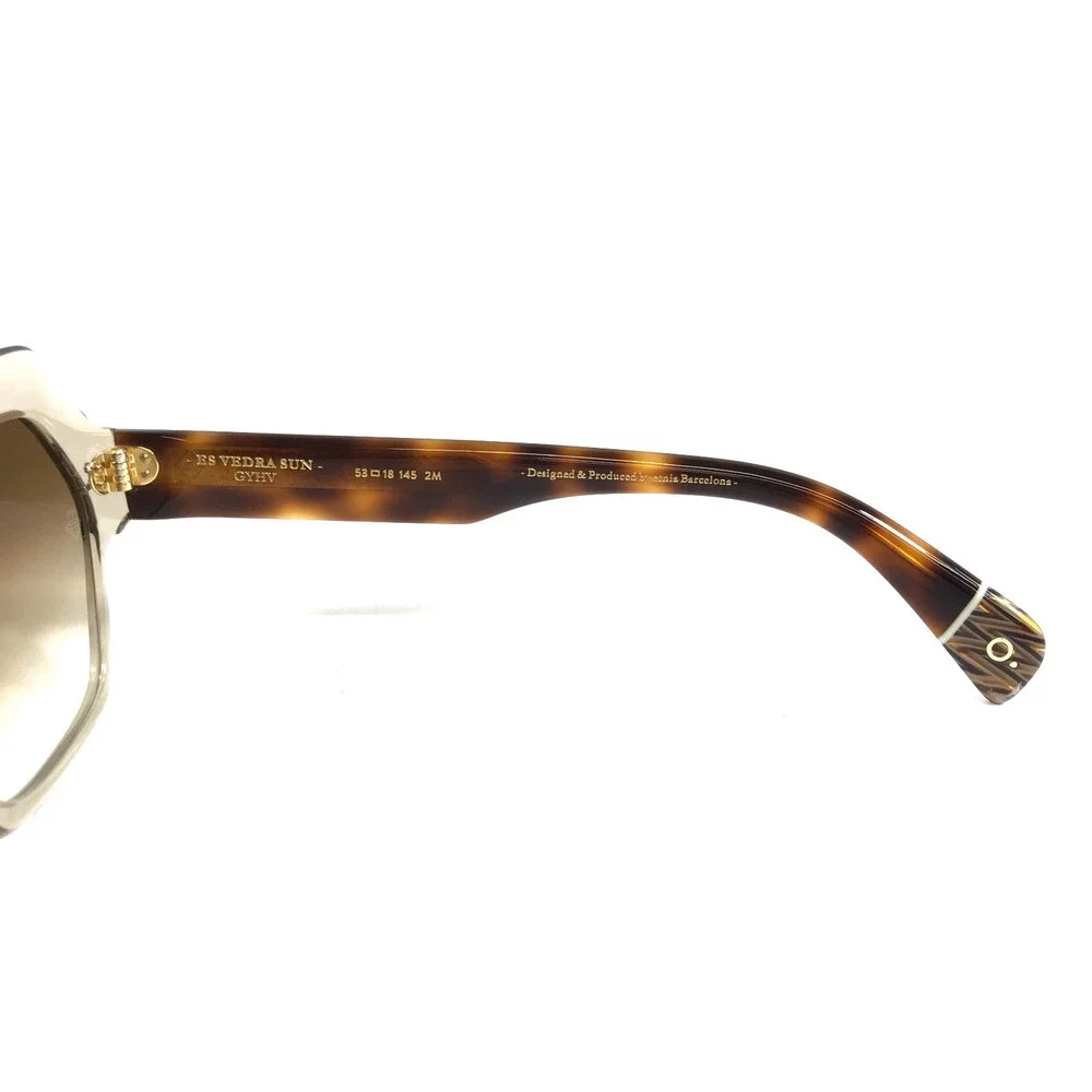 Etnia Barcelona Sunglasses ES VEDRA SUN GYHV Gray Havana Frames w/ Brown Lenses
